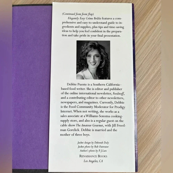 Creme Brulee And Other Custard Desserts Hardcover Recipe Book Vintage 1998 - Picture 4 of 12